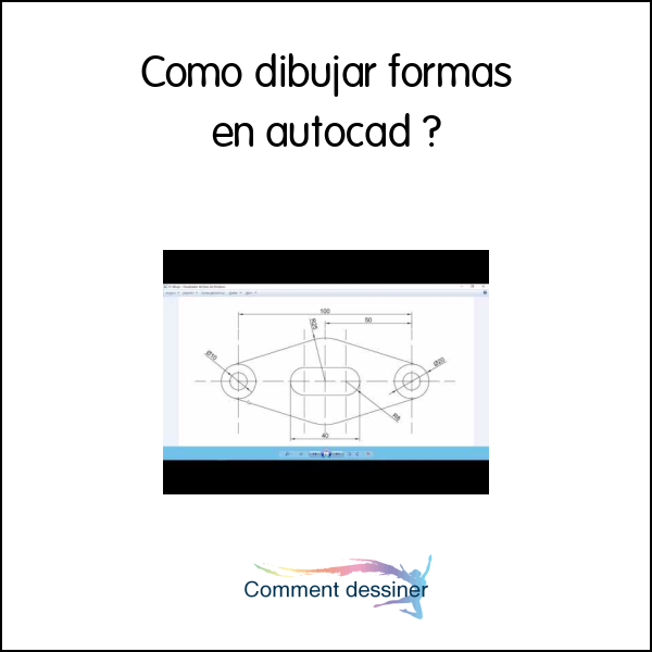 Como dibujar formas en autocad